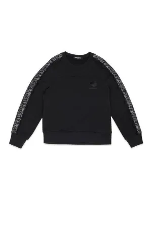 Dsquared2 Kids Lace-Trimmed Crewneck Sweatshirt