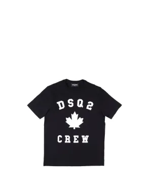 Dsquared2 Kids Leaf Logo Printed T-Shirt