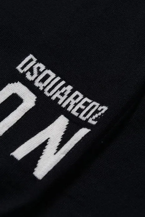 Dsquared2 Kids Logo Intarsia Crewneck Sweater