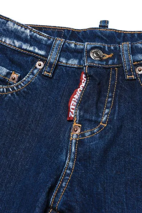 Dsquared2 Kids Logo Patch Jeans