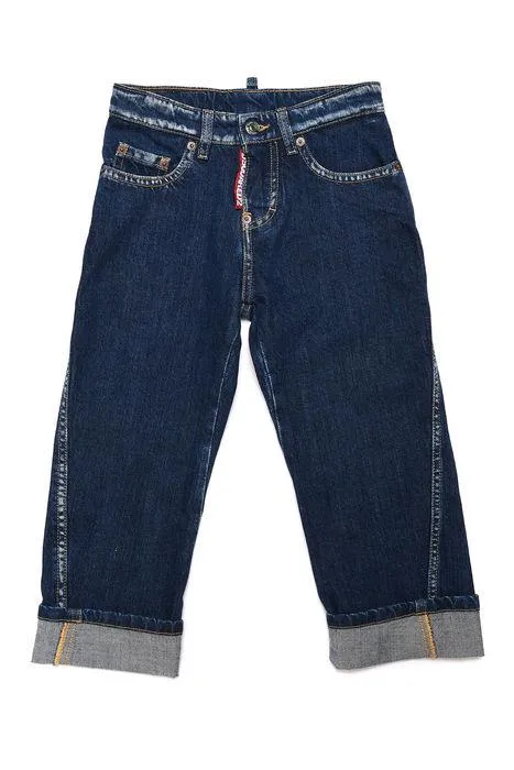 Dsquared2 Kids Logo Patch Jeans
