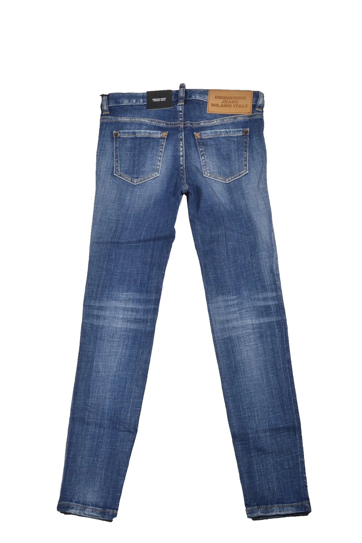 Dsquared2 Kids Logo Patch Skinny Jeans