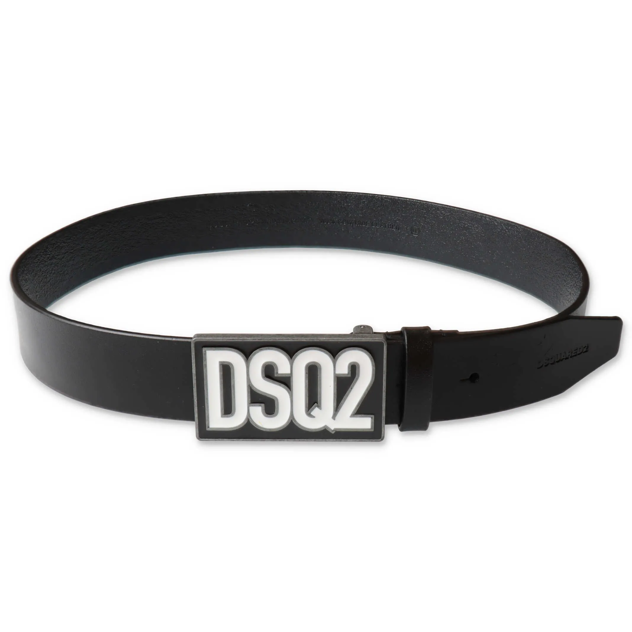 Dsquared2 Kids Logo Plaque Buckle Belt