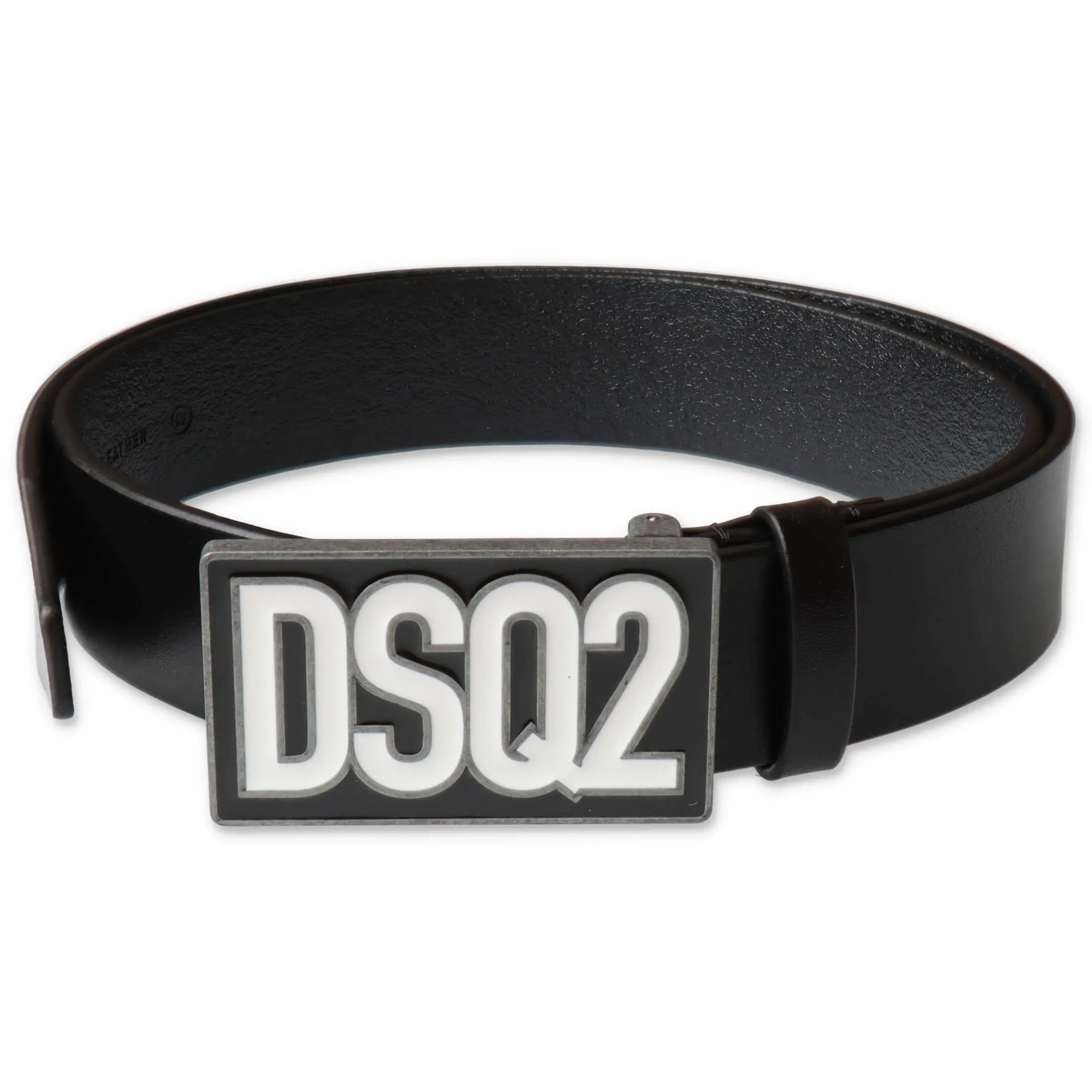 Dsquared2 Kids Logo Plaque Buckle Belt