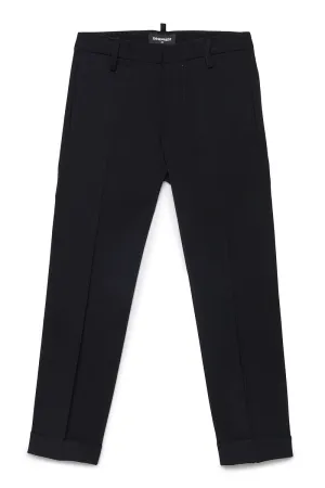 Dsquared2 Kids Logo Plaque Slim Leg Pants