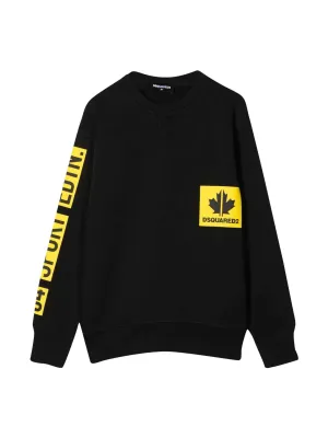 Dsquared2 Kids Logo Print Crewneck Sweatshirt