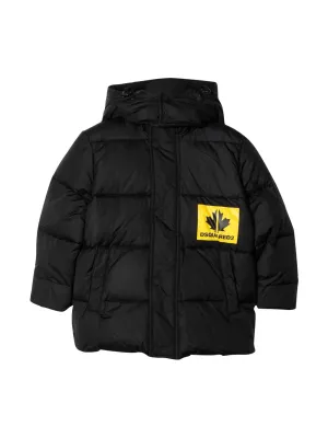 Dsquared2 Kids Logo Print Padded Coat
