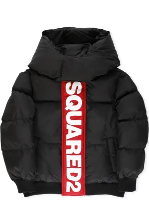 Dsquared2 Kids Logo Print Puffer Jacket