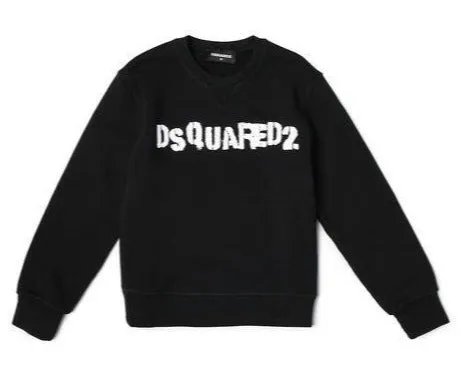 Dsquared2 Kids Logo Printed Crewneck Sweatshirt