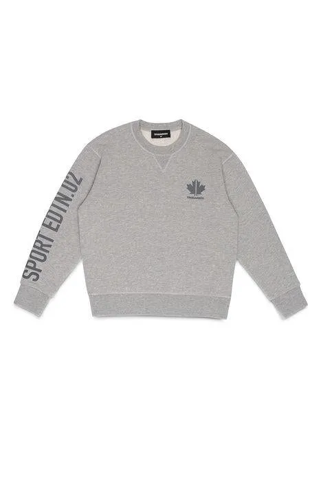 Dsquared2 Kids Logo Printed Crewneck Sweatshirt