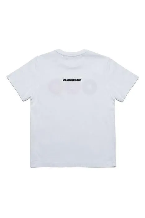 Dsquared2 Kids Logo Printed Crewneck T-Shirt