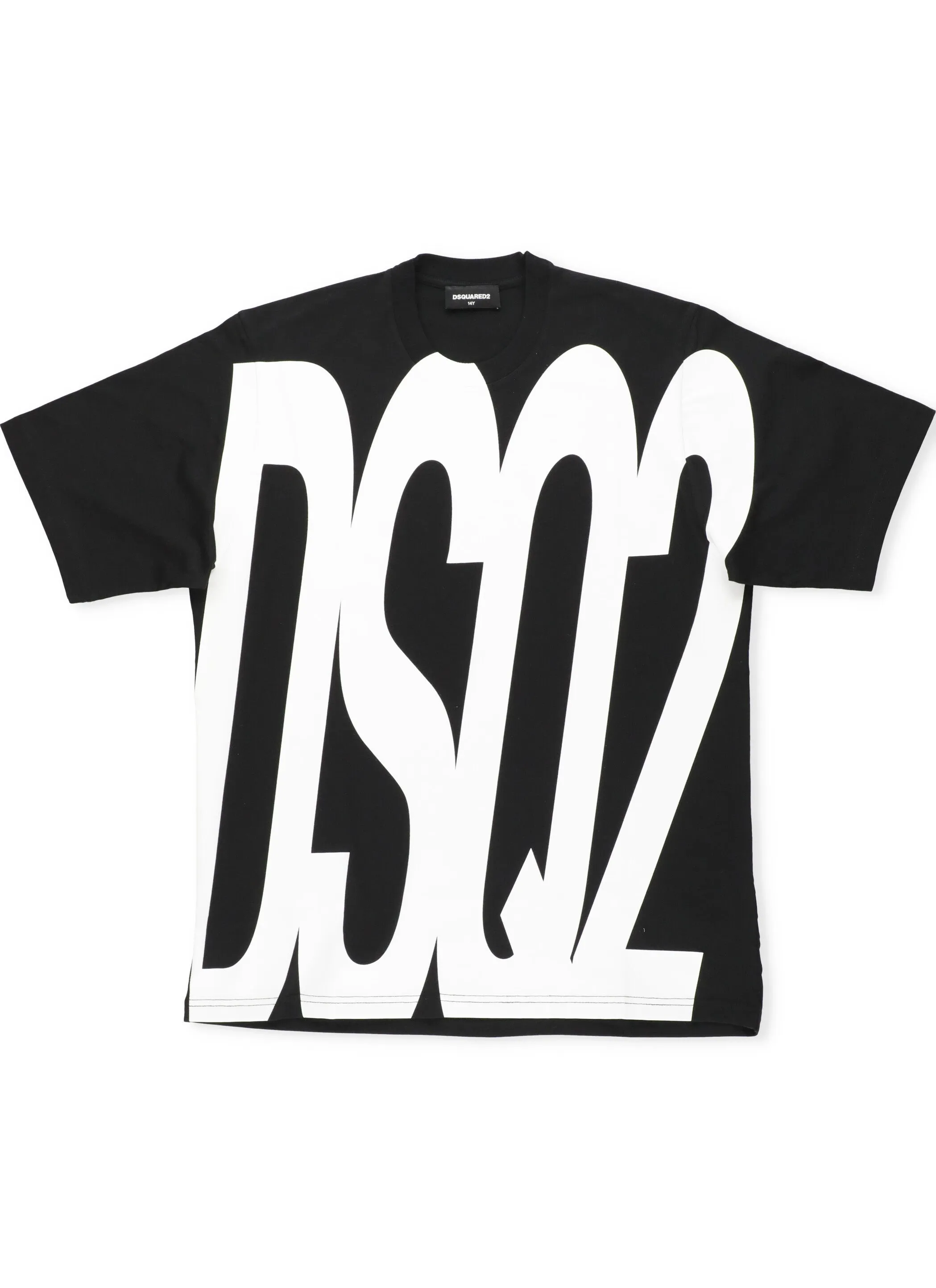 Dsquared2 Kids Logo Printed Crewneck T-Shirt