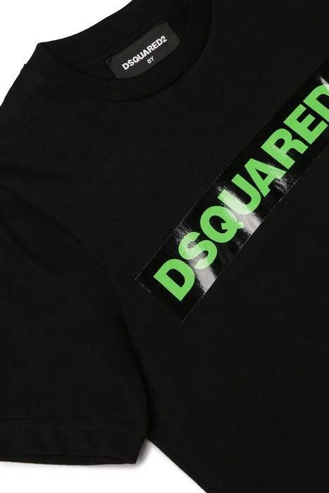 Dsquared2 Kids Logo Printed Crewneck T-Shirt