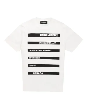 Dsquared2 Kids Logo Printed Crewneck T-Shirt