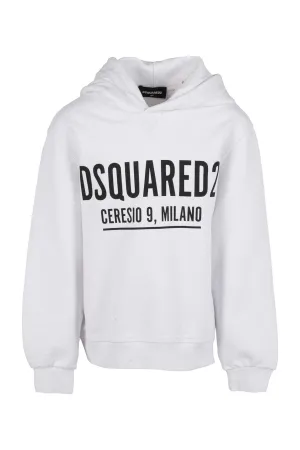 Dsquared2 Kids Logo Printed Long-Sleeved Hoodie