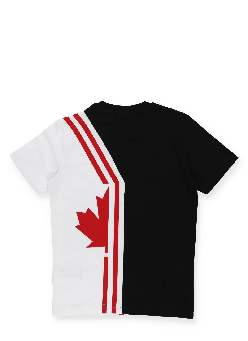 Dsquared2 Kids Logo Printed Stripe Detail T-Shirt