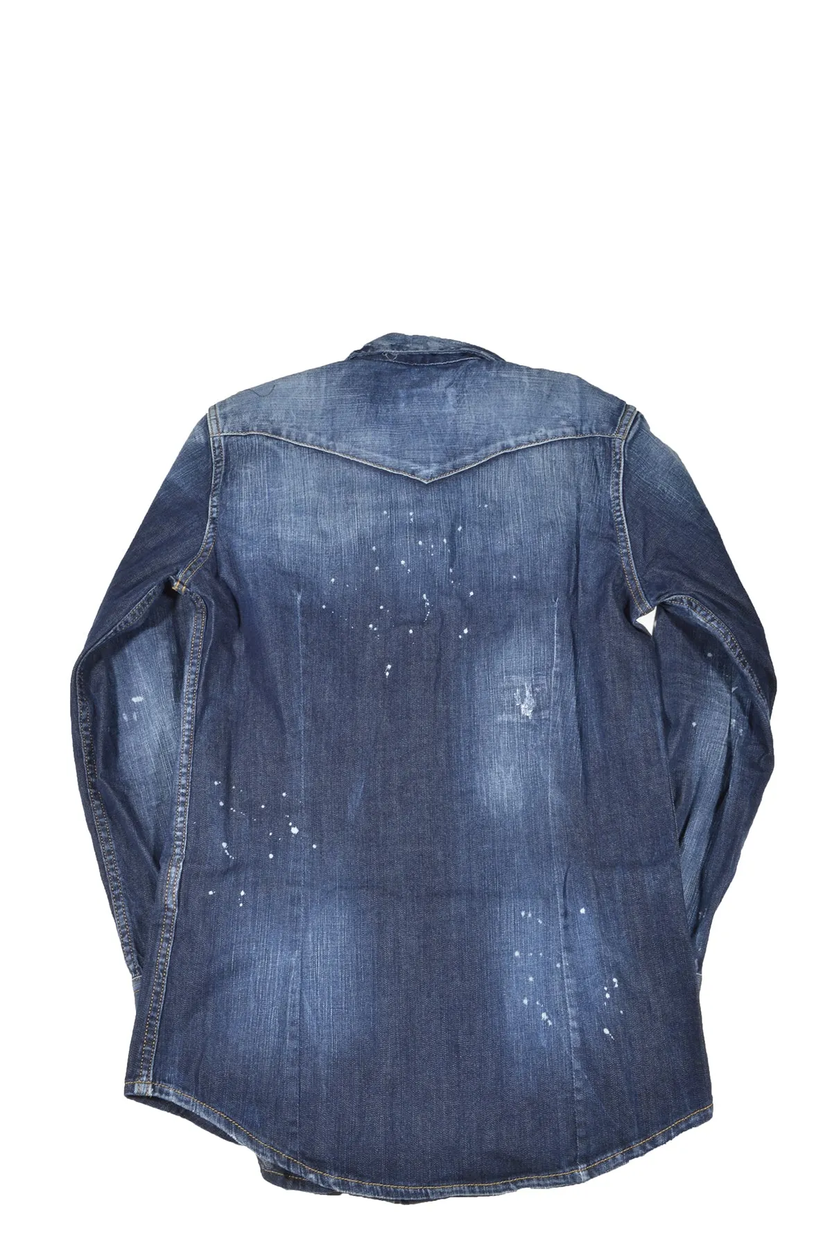 Dsquared2 Kids Logo Tag Denim Shirt