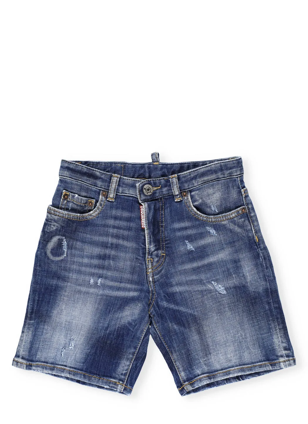 Dsquared2 Kids Logo Tag Denim Shorts