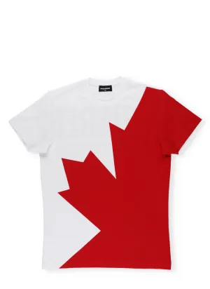 Dsquared2 Kids Maple Leaf Print T-Shirt