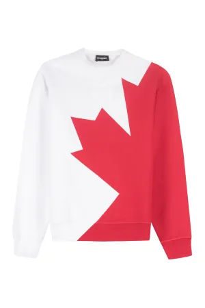 Dsquared2 Kids Maple Leaf Printed Sweatshirt