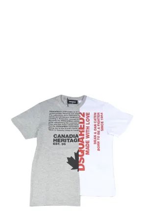 Dsquared2 Kids Split Logo Print T-Shirt