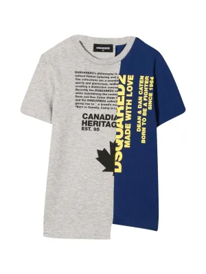 Dsquared2 Kids Split Logo Print T-Shirt