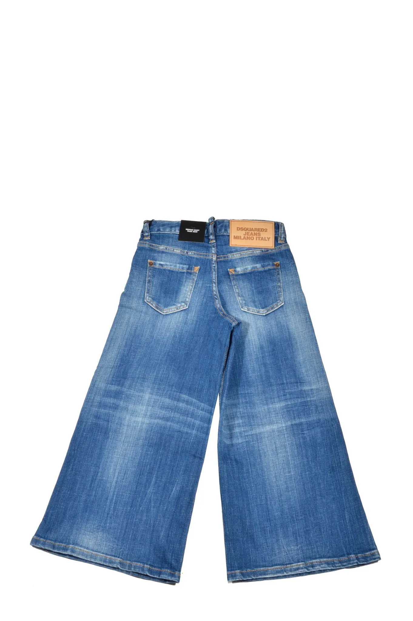 Dsquared2 Kids Wide Leg Jeans