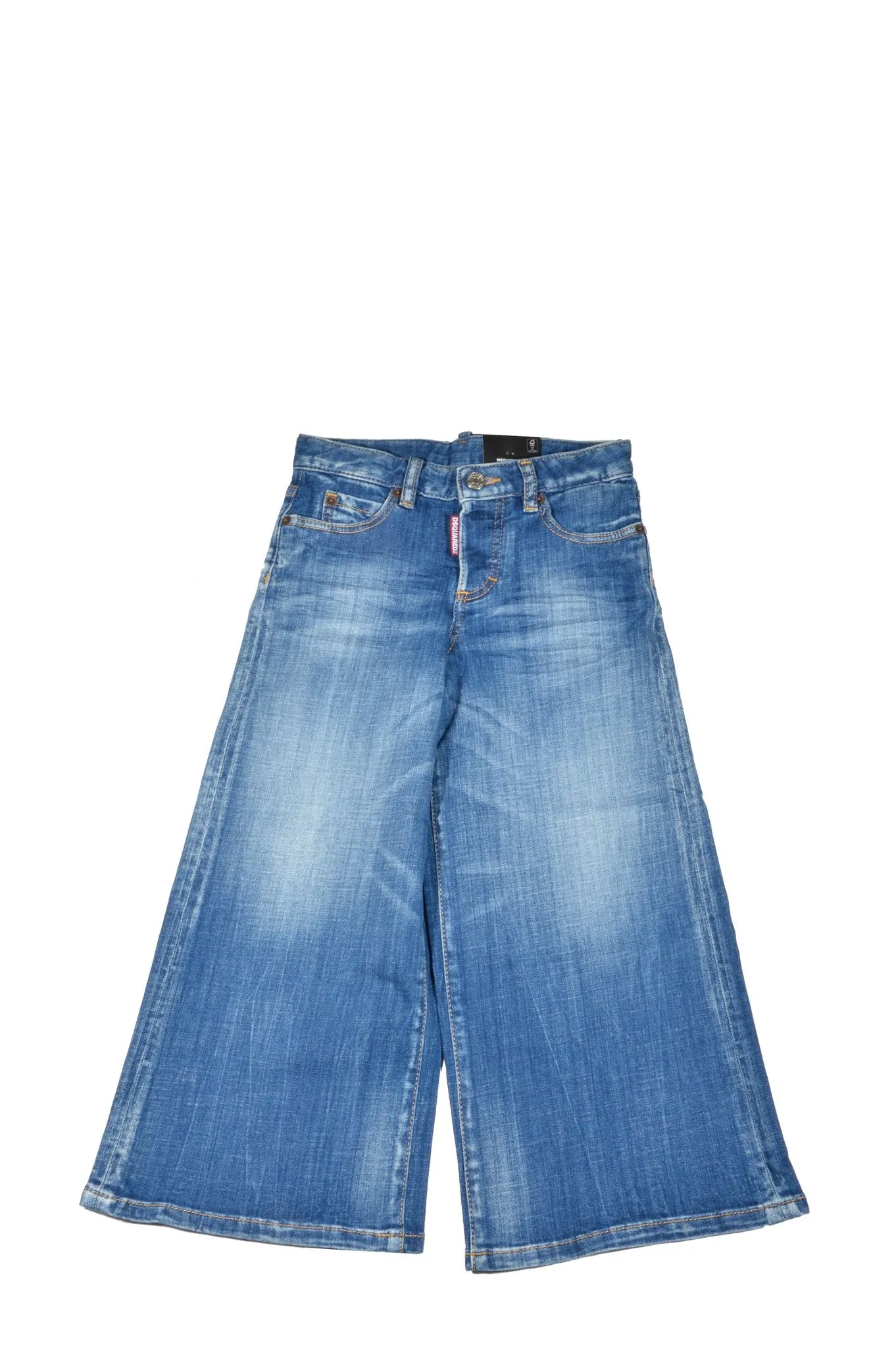 Dsquared2 Kids Wide Leg Jeans