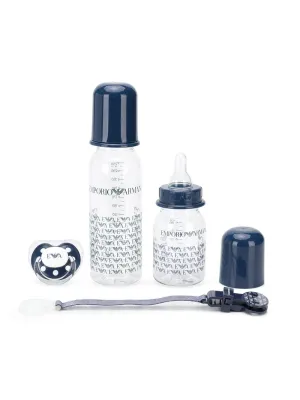 Emporio Armani Kids Bottle And Dummy Set