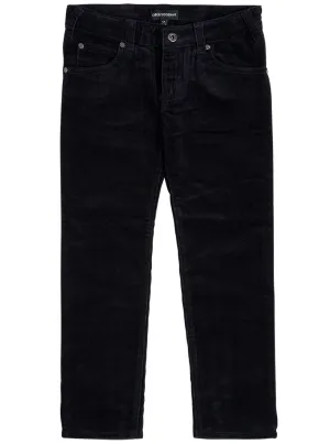 Emporio Armani Kids Corduroy Straight-Leg Pants