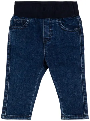 Emporio Armani Kids Elasticated Waistband Jeans