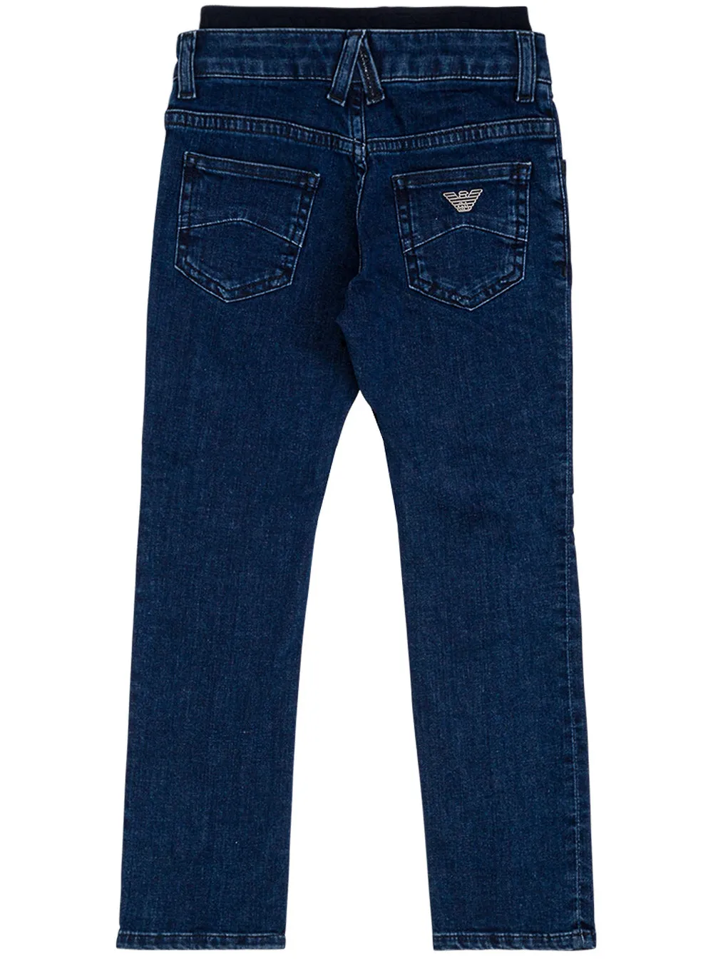 Emporio Armani Kids Elasticated Waistband Jeans