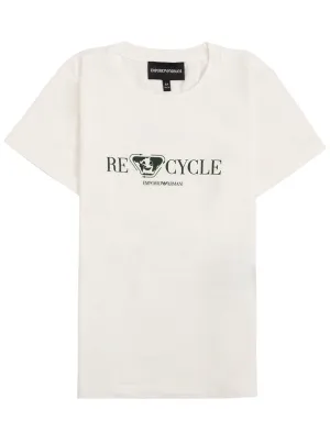 Emporio Armani Kids Graphic Print Crewneck T-Shirt