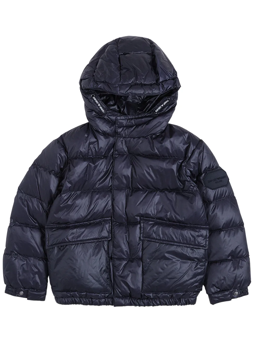 Emporio Armani Kids Hooded Down Jacket
