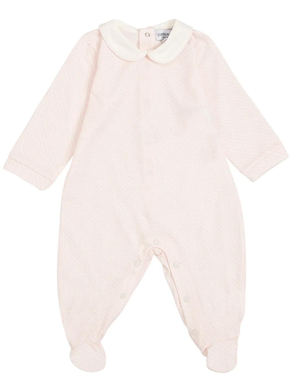 Emporio Armani Kids Logo Jacquard Babygrow Suit