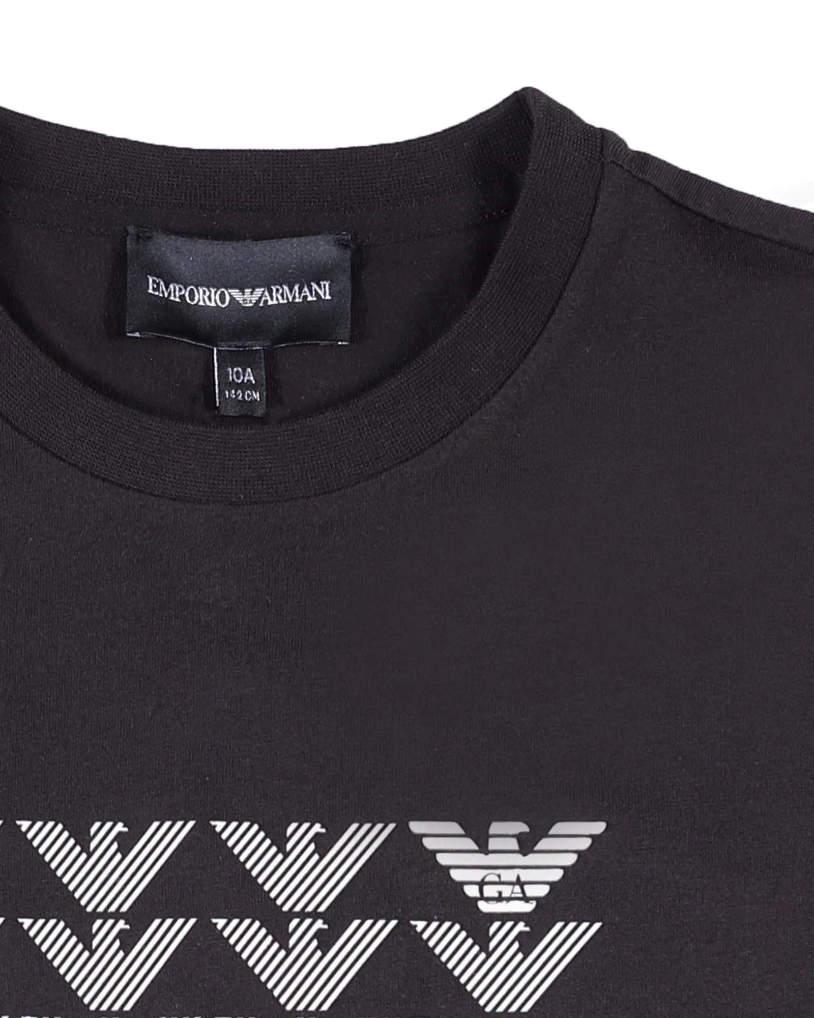 Emporio Armani Kids Logo Motif Print T-Shirt