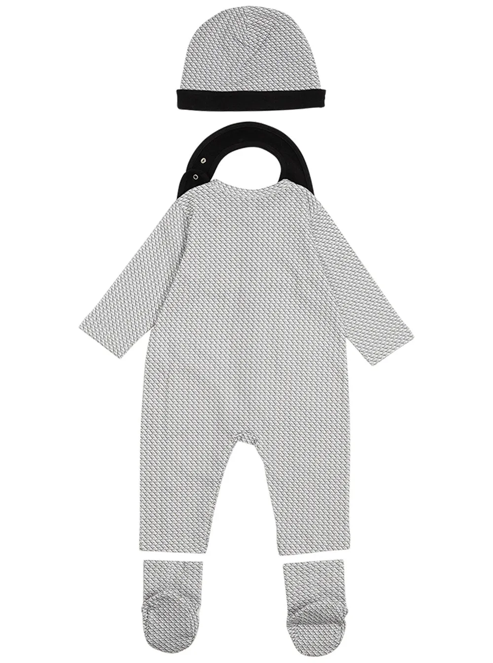 Emporio Armani Kids Logo Print Babygrow Set