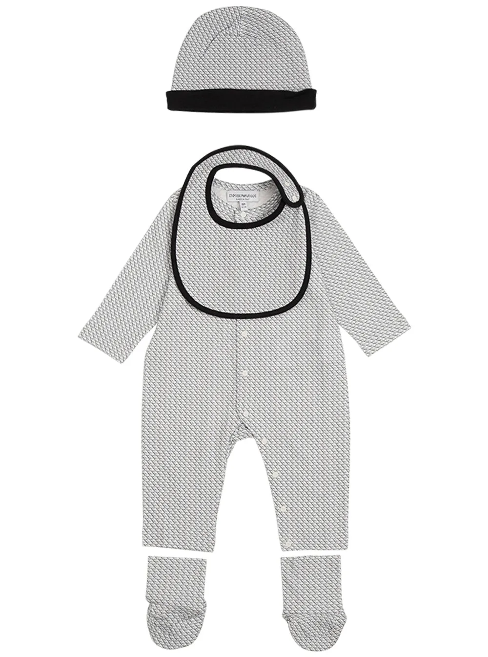 Emporio Armani Kids Logo Print Babygrow Set