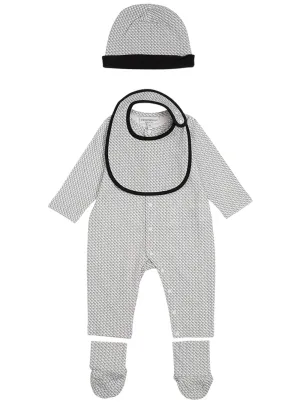 Emporio Armani Kids Logo Print Babygrow Set