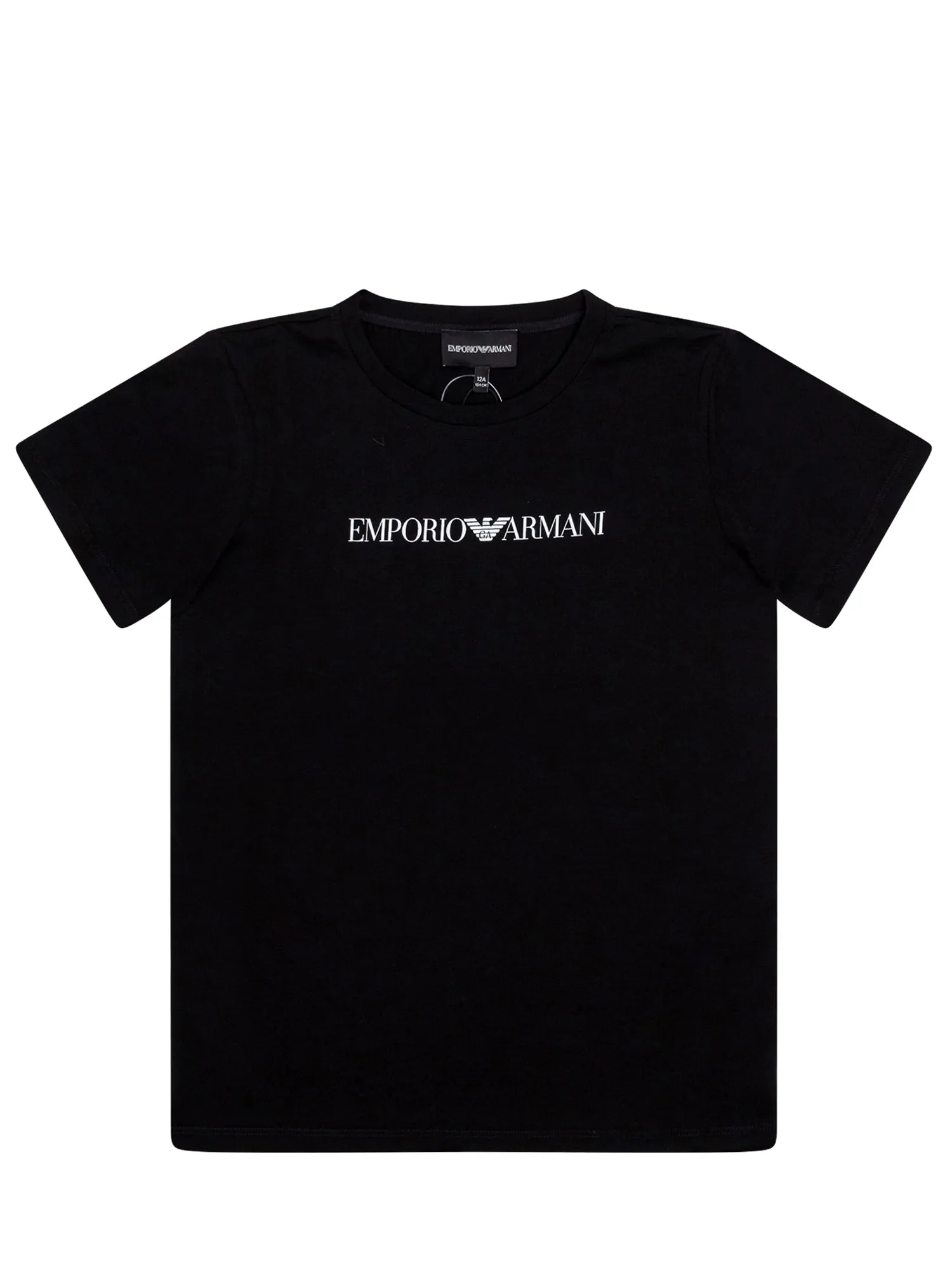 Emporio Armani Kids Logo Print Crewneck T-Shirt