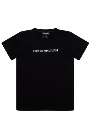 Emporio Armani Kids Logo Print Crewneck T-Shirt