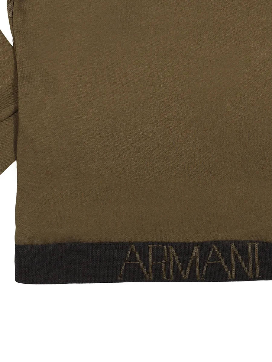 Emporio Armani Kids Logo Print Hoodie