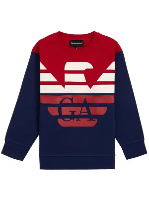 Emporio Armani Kids Logo Print Sweatshirt