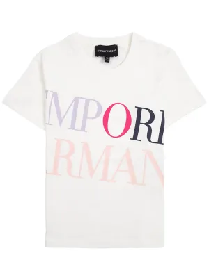 Emporio Armani Kids Logo Print T-Shirt