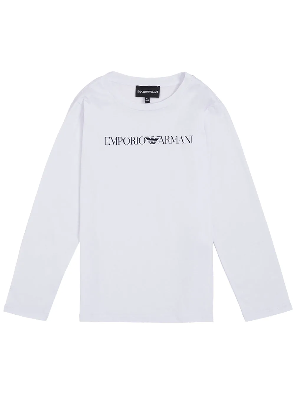 Emporio Armani Kids Logo Printed Long Sleeve T-Shirt