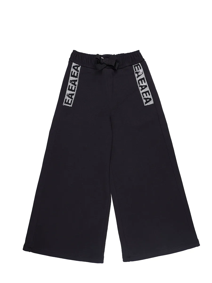 Emporio Armani Kids Logo Sequin Track Pants