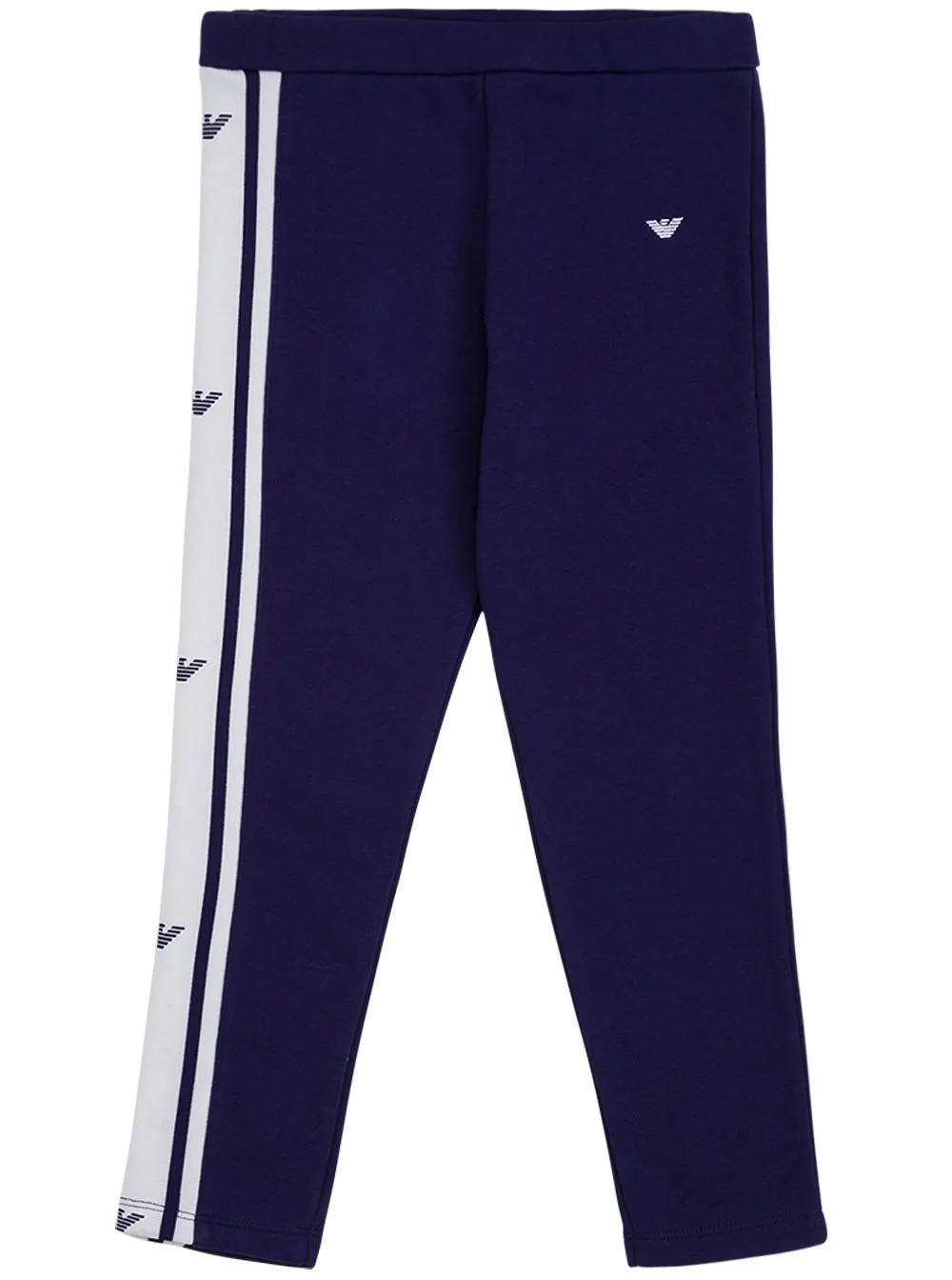 Emporio Armani Kids Logo Side Stripe Pants