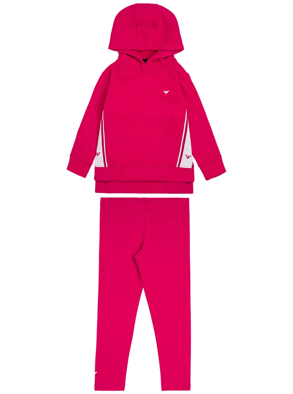 Emporio Armani Kids Logo Striped Tracksuit Set