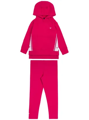 Emporio Armani Kids Logo Striped Tracksuit Set