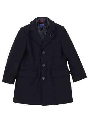 Fay Kids Single Breasted Layered Coat